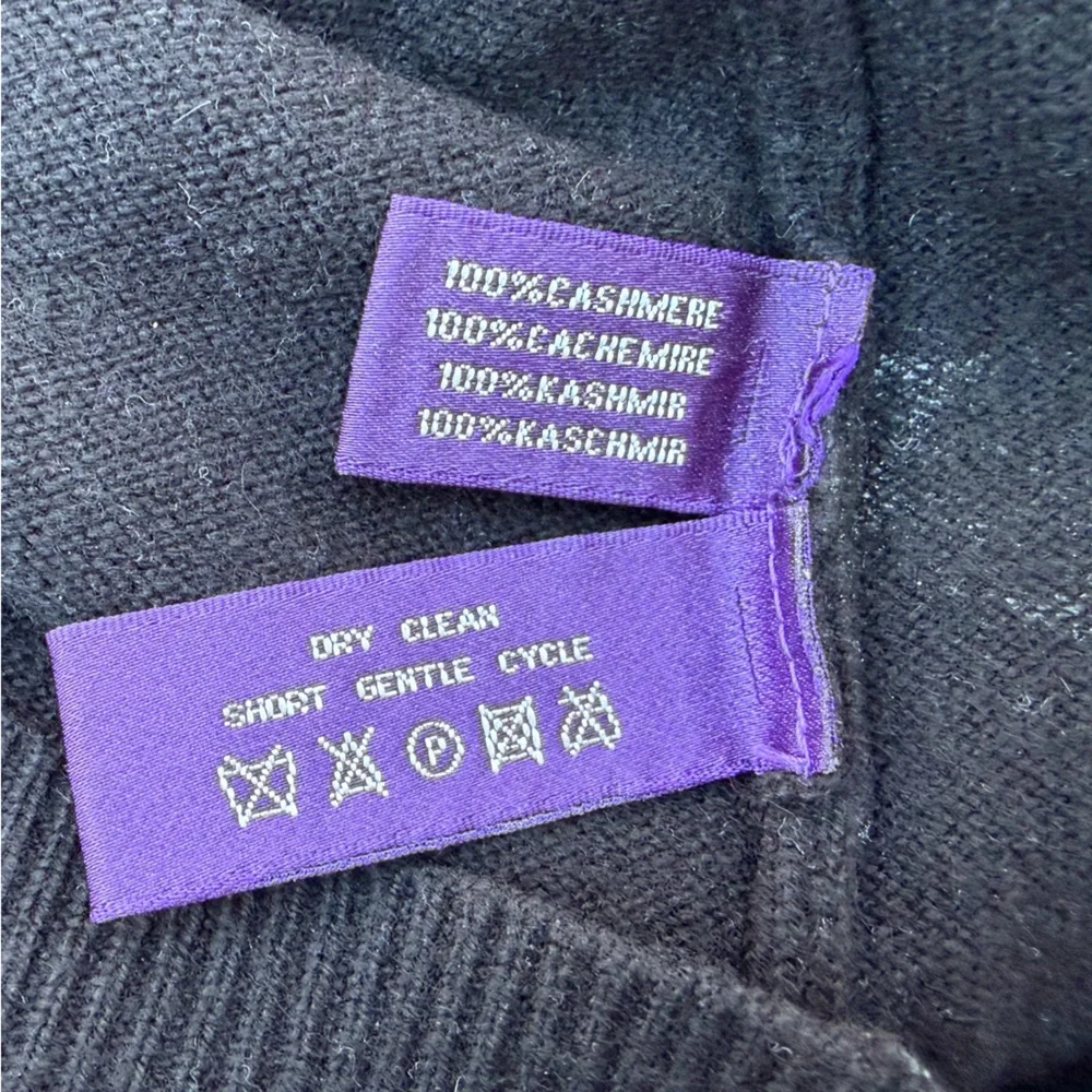 Polo Ralph Lauren Purple Label Cashmere Crewneck Sweater